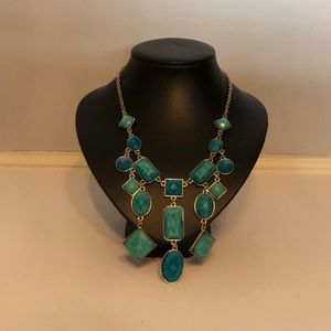 Aqua Statement Necklace